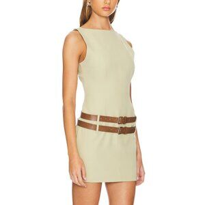 Lioness Buckle Mini Dress